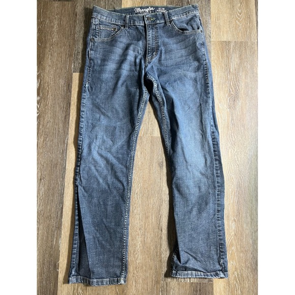 Wrangler Retro Slim Straight Jeans Mens 34x32 Blue Denim 88MWZGL - Picture 1 of 6